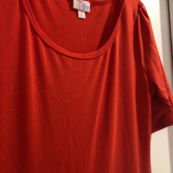 LuLaRoe Nicole. Coral color. Worn once. - Picture 3 of 3
